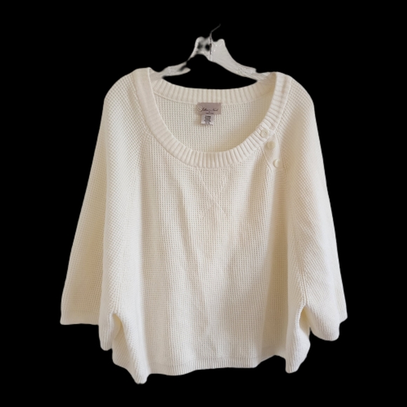 Jillian + Nicole Sweater Cream XL - Picture 1 of 10